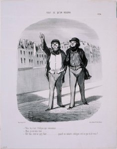 Cokolwiek zechcemy: Zaćmienie zaczyna się... autorstwa Honoré Daumier