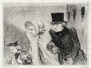 Nudzisz mnie, żono!... Już od godziny... autorstwa Honoré Daumier