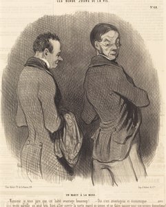 Modny strój autorstwa Honoré Daumier