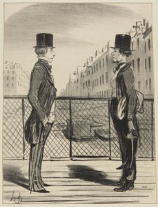 „Mężczyzna w swoich małych butach” autorstwa Honoré Daumier