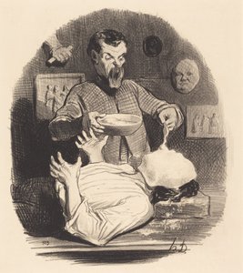 Pan, który chce dać sobie satysfakcję... autorstwa Honoré Daumier