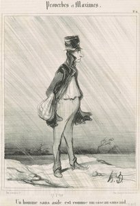 Bezdomny... autorstwa Honoré Daumier