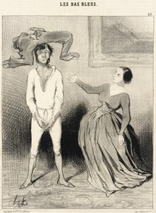 Kobieta taka jak ja... przyszyć guzik?... autorstwa Honoré Daumier