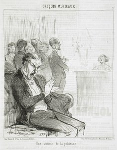 Ofiara uprzejmości autorstwa Honoré Daumier