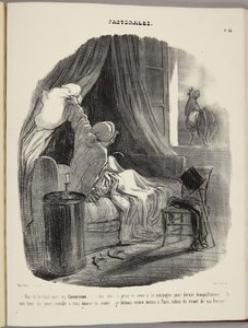 Czy przestaniesz z tym swoim kukuryku... autorstwa Honoré Daumier