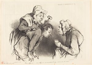 Zobaczysz!... To zatrzyma krwawienie... autorstwa Honoré Daumier