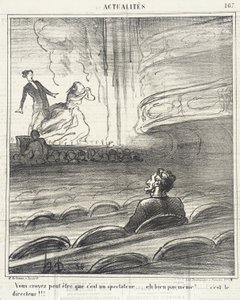 Myślicie... że to widz... autorstwa Honoré Daumier