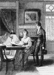Ilustracja Adriena Moreau (1843-1906) do Skin of Sorrow, powieść Honore de Balzac (1799-1850) z wielotomowego zbioru Human Comedy, wydanego w 1900 roku, Paryż