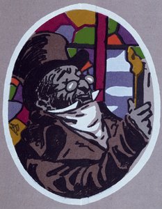 Le kuzyn Pons, karykatura do powieści Honore de Balzac (1799-1850) autorstwa Honore de Balzac