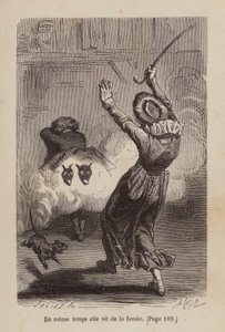 Ilustracja do Un Bon Petit Diable (grawerunek) autorstwa Horace (after) Castelli