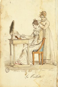 Toaleta, z „Almanachu des Modes”