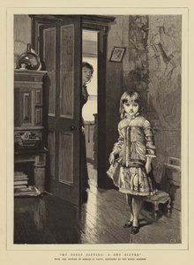 Moje pierwsze siedzenie, nieśmiała opiekunka autorstwa Horace Henry Cauty