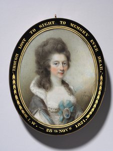 Portret lady Grace Anny Newenham, 1784. autorstwa Horace Hone