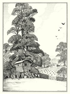 Sierpień (litografia) autorstwa Horace J. Knowles