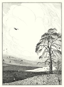 Październik (litografia) autorstwa Horace J. Knowles