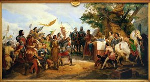 Bitwa pod Bouvines autorstwa Horace Vernet