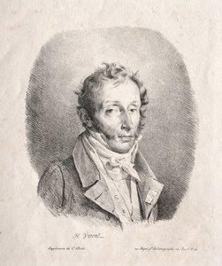 Carle Vernet, 1817. autorstwa Emile Jean Horace Vernet