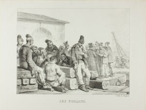Skazani autorstwa Emile Jean Horace Vernet