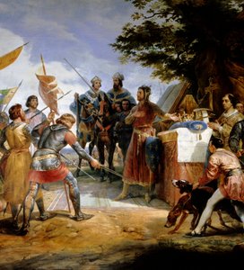 Wojna francusko-angielska (1202-1214): „”bitwa pod Bouvines 27.07.1214, Philippe Auguste stawia na koronę Francji”” Sprzeciwiła się francuskiej armii Philippe