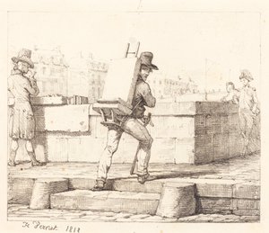 Frontispis do albumu „Croquis Lithographiques par H. Vernet” autorstwa Horace Vernet