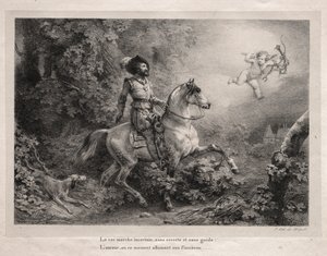 Henryk IV, król Francji autorstwa Emile Jean Horace Vernet