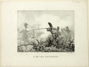 Zabiorę cię na dół autorstwa Emile Jean Horace Vernet