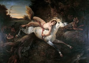 Mazeppa i wilki, 1826.