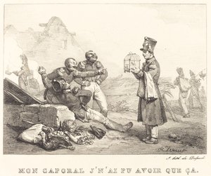 Mój kapralu, mogłem mieć tylko to autorstwa Emile Jean Horace Vernet