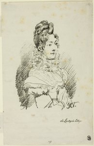 Portret Madame Perregaux autorstwa Emile Jean Horace Vernet
