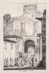 Procesja w Arles autorstwa Emile Jean Horace Vernet