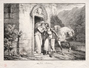 Pożegnania. autorstwa Emile Jean Horace Vernet