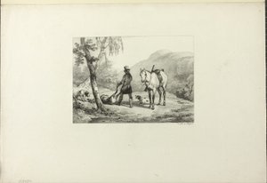 Kamieniołom autorstwa Emile Jean Horace Vernet