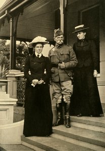 Lord Roberts i jego córki w Pretorii, 1900, 1901.