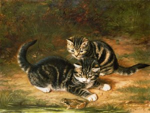 Kocięta autorstwa Horatio Henry Couldery