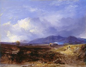 Droga na Wyżynach Zachodnich, ok. 1850 (olej na płótnie)
