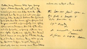 List Lorda Horatio Nelsona do Lady Emmy Hamilton, 19 października 1805 r autorstwa Horatio Nelson