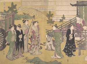 Jaki jest tył Fuji? 1790. autorstwa Hosoda Eishi