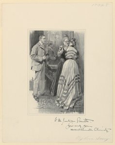 Stałem bez słowa w moim oszołomieniu autorstwa Howard Chandler Christy