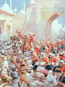 Sir Henry Havelock (1795-1857) na Odsieczy Lucknow autorstwa Howard Davie