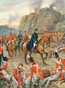Książę Wellington (1769-1852) podczas oblężenia Badajos autorstwa Howard Davie