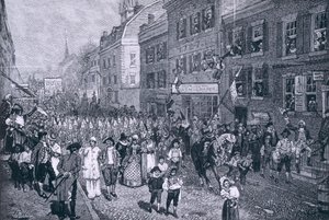 Karnawał w Filadelfii, ilustracja z 
