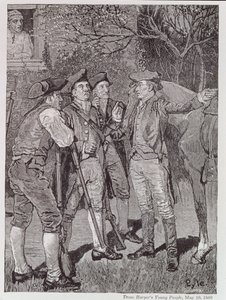 Paul Revere w Lexington, z Harper