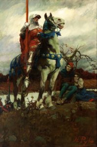 Nadejście Lancaster autorstwa Howard Pyle