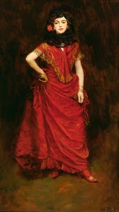 Tancerka z „Lola” Percevala Gibbona (1879-1926), opublikowana w Harper