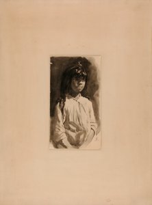 Głowa dziewczyny z Mesdado autorstwa Howard Russell Butler