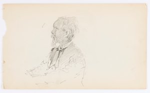 Bez tytułu (Głowa brodatego mężczyzny) autorstwa Howard Russell Butler