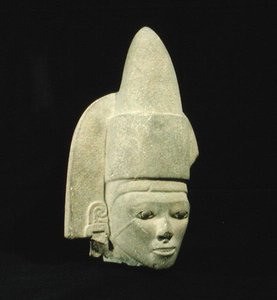 Głowa Huaxtec, okres postklasyczny (900-1521) (kamień) autorstwa Huaxtec Huaxtec