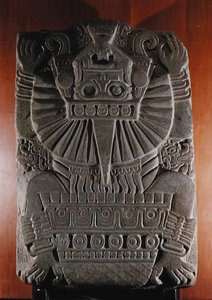 Tlaltecuhtli, okres postklasyczny (900-1521) (kamień) autorstwa Huaxtec Huaxtec