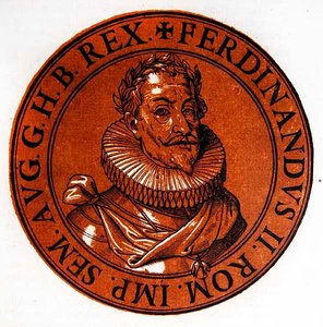 Medalion portret Ferdynanda II, Świętego Cesarza Rzymskiego