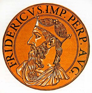Medalion portret Fryderyka I Barbarossy